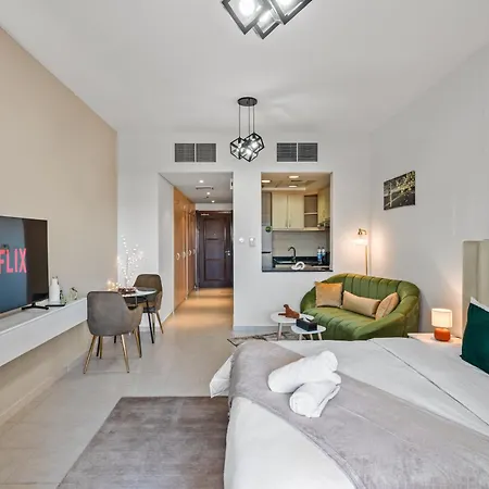 Elegant Studio Living In Discovery Gardens Dubai Exterior foto